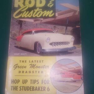 September 1955 Rod & Custom Magazine - Desert Beauty - 66 pages